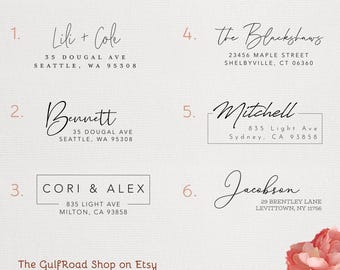 Return Address Stamp, Custom Address Stamp, Personalized Self Ink Return Address Stamp, Custom Stamp Address, Self Inking Stamp Personalized