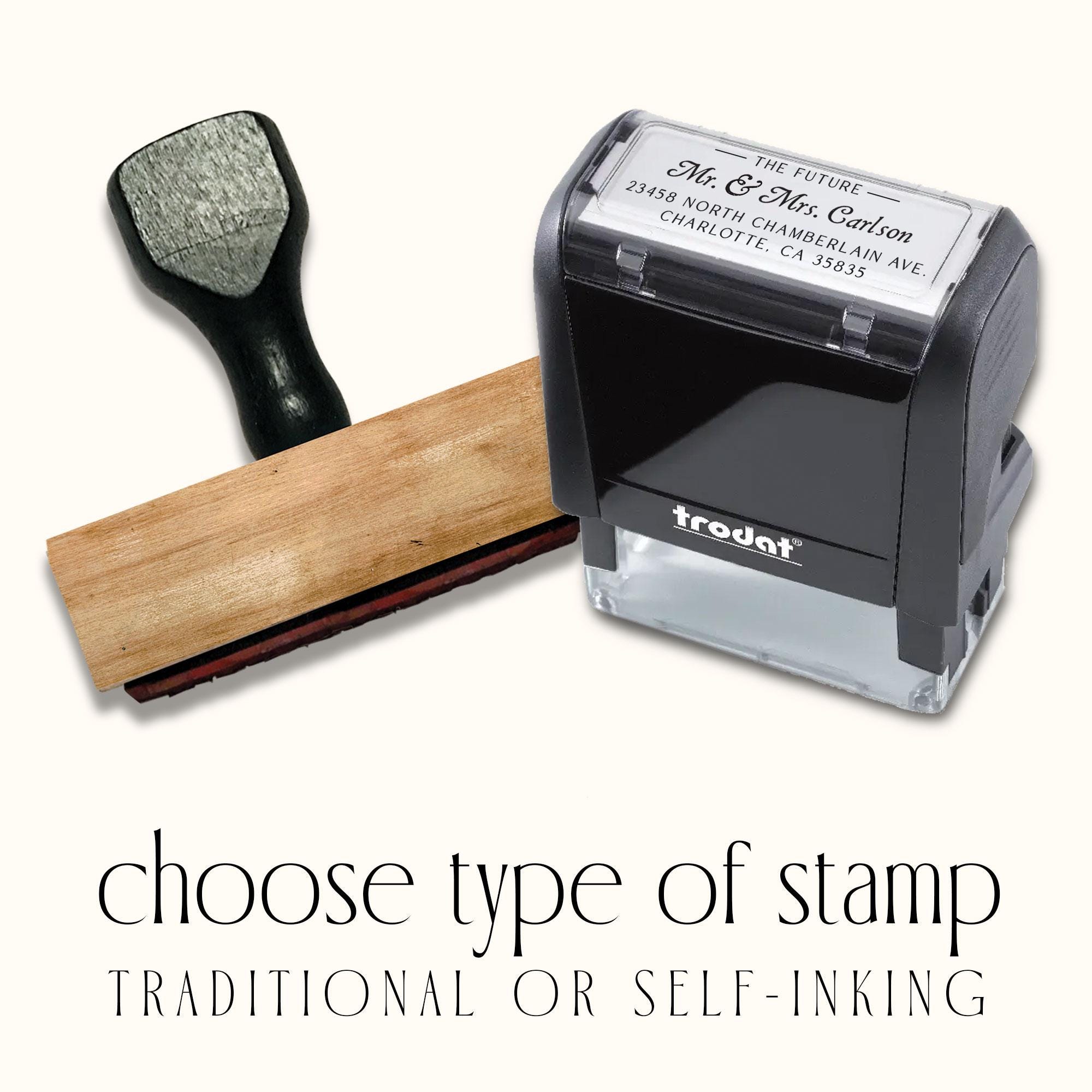 Wedding Invitation Stamp | Return Address Self-inking Stamper ...