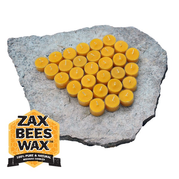 100 %Pure Beeswax BULK Tea light Candles | 48 Pack