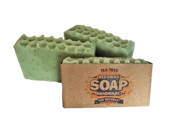 Tea Tree Natural Handmade Beeswax Soap