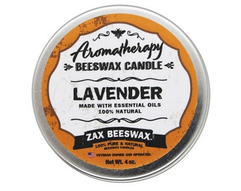 Lavender Aromatherapy Beeswax Travel Tin | 4 Oz