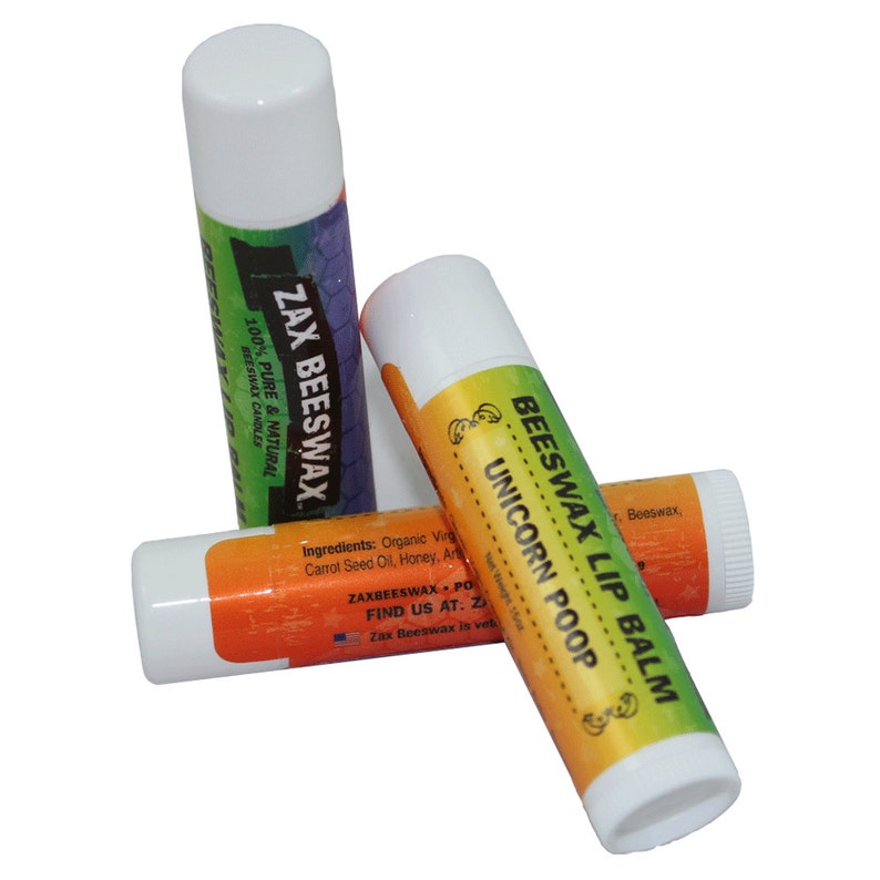 Natural & Organic Beeswax Lip Balm Various Flavors image 4