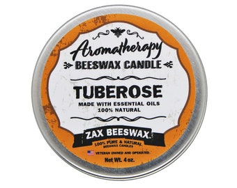Tuberose Aromatherapy Beeswax Travel Tin | 4 Oz