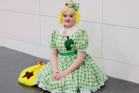 Isabel Animal Crossing Green Dress Cosplay (dress Only) - Etsy Isabel Animal Crossing Green Dress Cosplay (dress Only) - Etsy