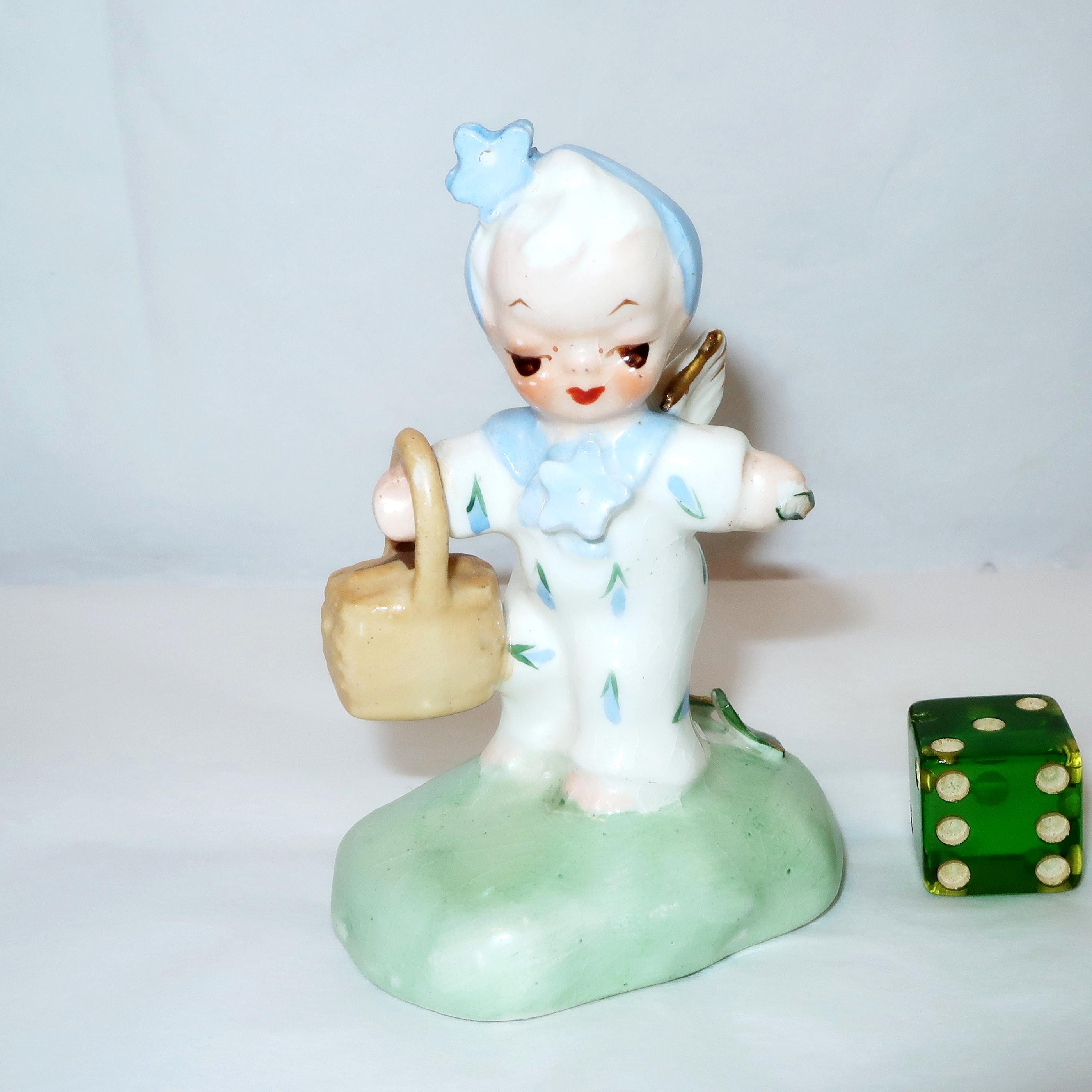 7-38「エンジェルズキャッスル」excellent　ver.　シーグラスアート Vintage Napco Angel - Etsy
