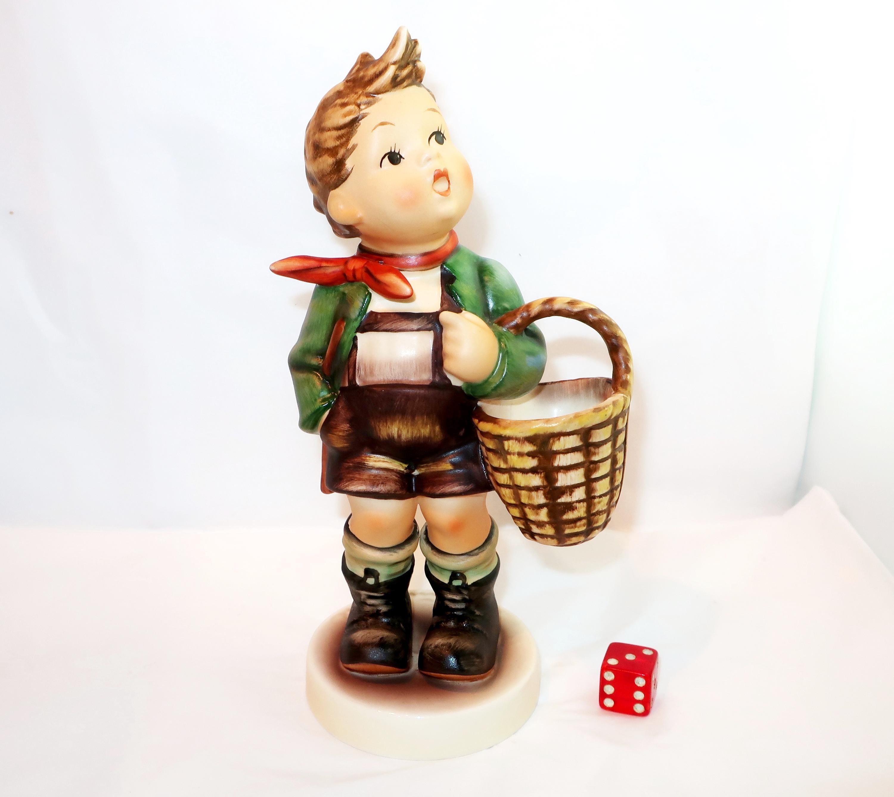 Hummel Figurine Boy With Basket - Etsy