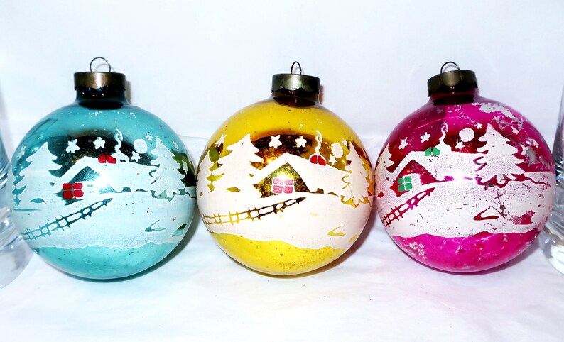 3 Fr U00fchen Gl U00e4nzend Brite 2 Farbe Haus Schablone Vintage