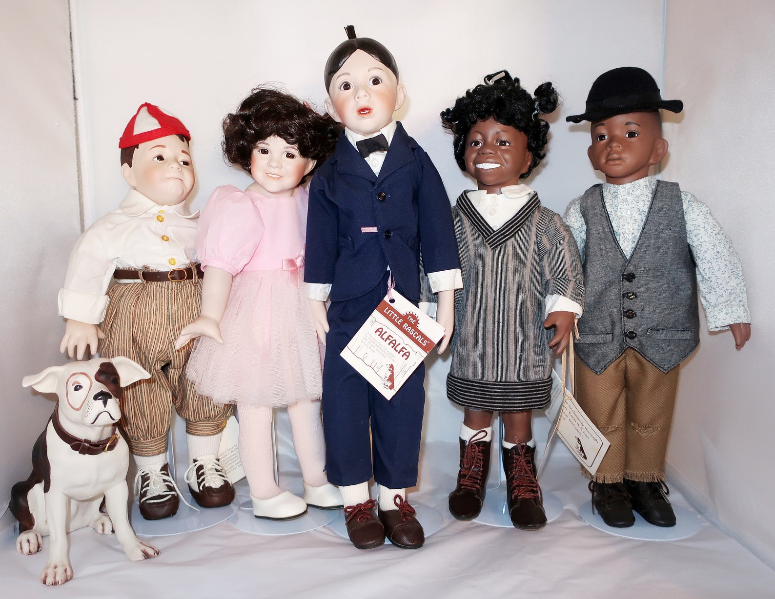 1993 LITTLE RASCALS Our Gang Porcelain Dolls By Hamilton Etsy