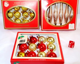 ミニガラスオーナメント　ボックスセット 楽天市場】【SALE／30%OFF】ミニガラスオーナメントボックス