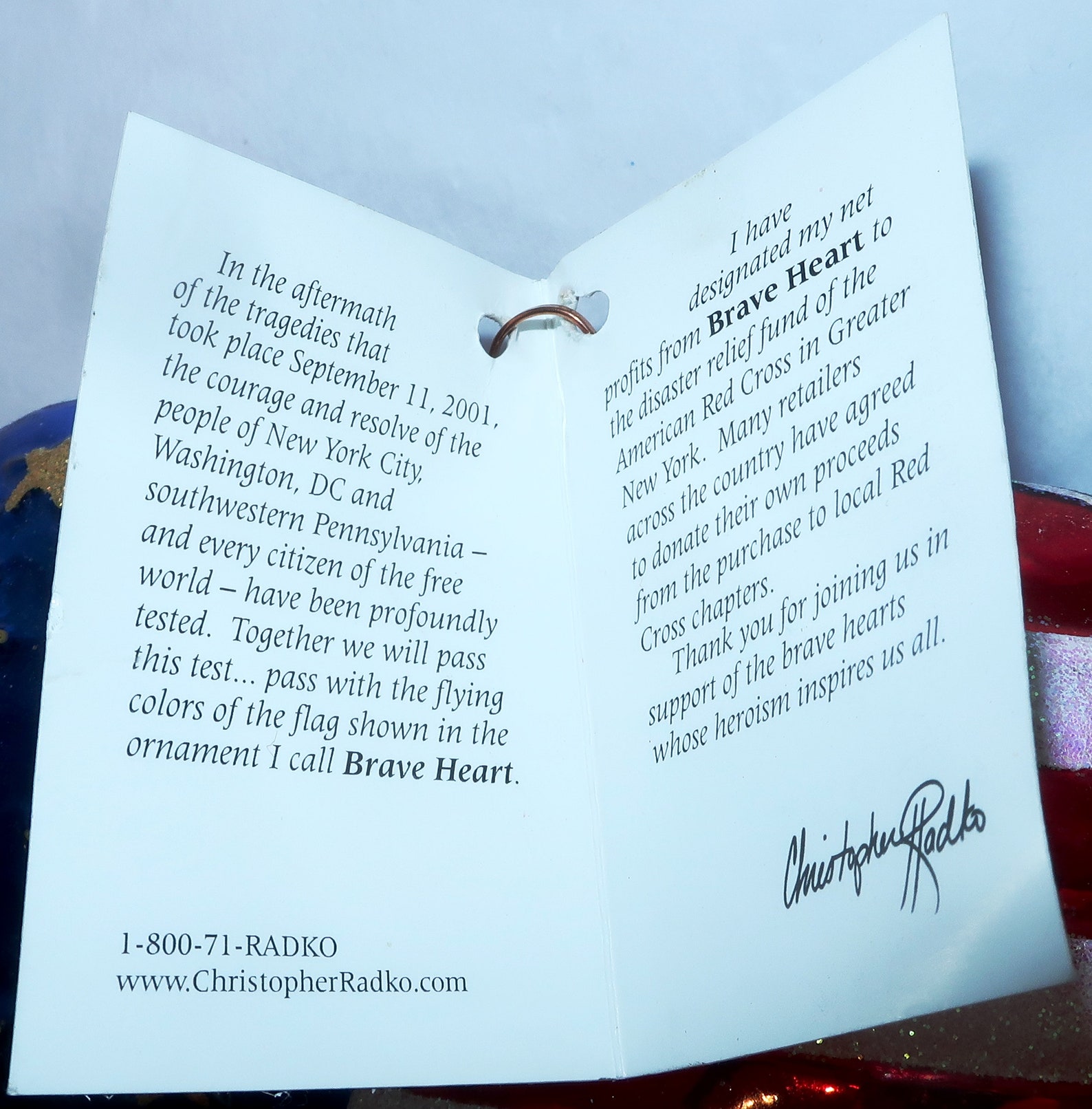 christopher radko brave heart christopher radko brave heart