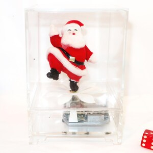 Vintage Santa Music Box Japan - Etsy