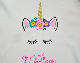 Personalized Unicorn Shirt