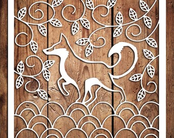 personal use papercutting template guinea pigs paper cut etsy