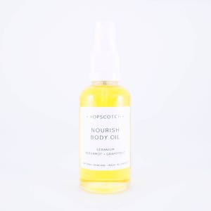 Nourish Body Oil Cruelty Free, Vegan Skincare, Made in the UK Perfect Gift for Her, Gift for Mum, Wedding Gift or Thank You Gift image 2