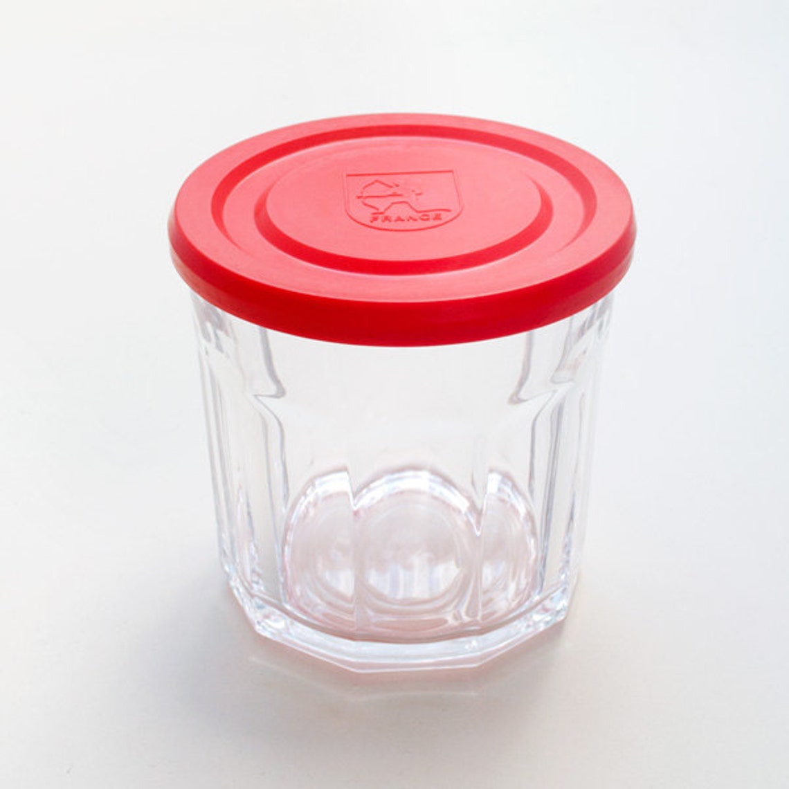 French Glass Jar With Lid Made in France Glass jar storage Etsy