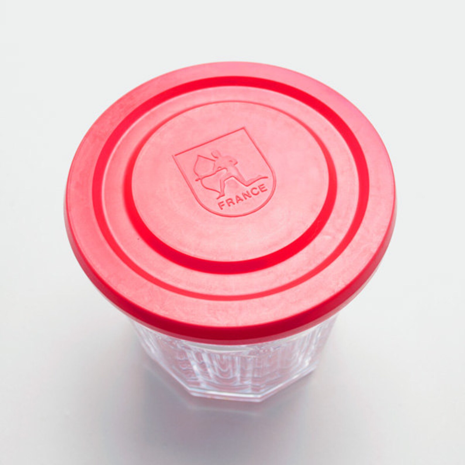 French Glass Jar With Lid Made in France Glass jar storage Etsy