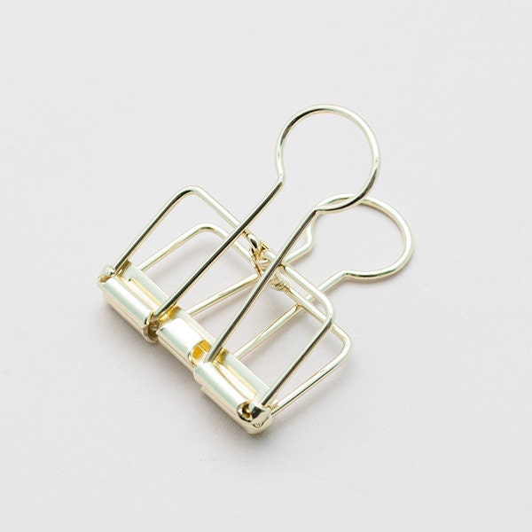 Medium Gold Binder Clip — Frame Clip — Perfect For Securing Papers