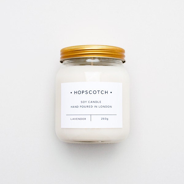 Bougie Parfumée à La Lavande Bougie de Marelle Soja Maison Cadeau Parfait Pour Elle, Cadeau Mariage,