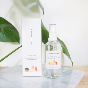 Clementine Clove Natural Room Spray or Pillow Spray Limited Edition Vegan Christmas Room Spray Perfect Gift for Her, Relaxing Gift image 2