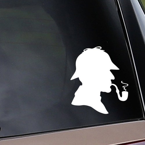 Sherlock Holmes Themed Set of 32 Assorted Stickers Decal Set Sherlock Holmes Themed Set of 32 Assorted Stickers Decal Set