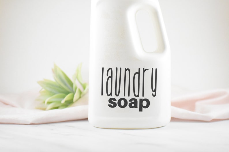 Laundry Soap Labels Canister Labels Jar Labels Labels for | Etsy