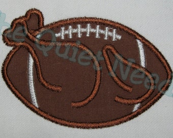Turkey Football Iron On or Sew On Embroidered Applique Patch Children Kids Boys Girls Thanksgiving MADE to ORDER T Shirt Clothing Bib Decal