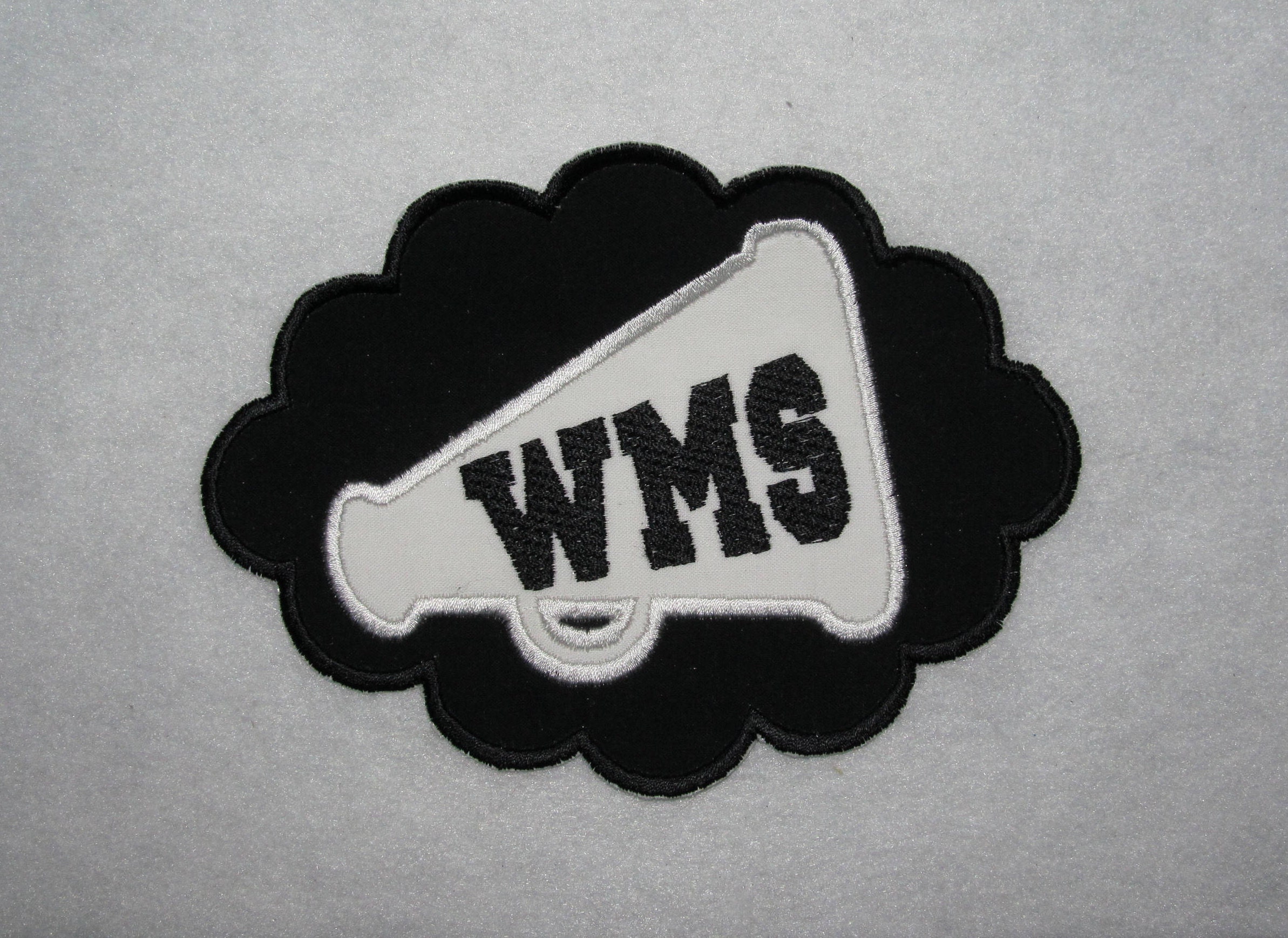 Iron on Megaphone Cheerleading Applique Embroidered Patch Etsy