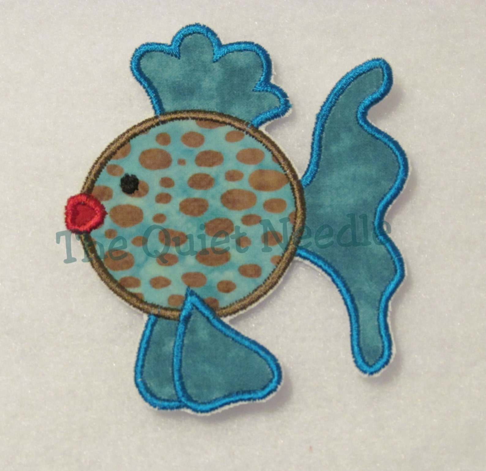 Tropical Fish Iron on Embroidered Fabric Applique Patch / Etsy