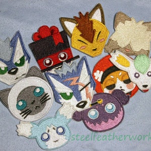 READY TO SHIP Tales of Mascots Embroidered Patches (Choose One or Four)