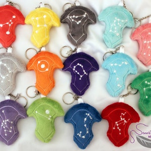 Set of 14 Convocation Crystal Soft Plush Keychains Made to Order
