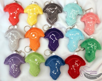 Set of 14 Convocation Crystal Soft Plush Keychains Made to Order