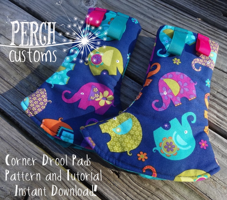 Tula Corner Drool Pads Pattern And Tutorial For Other Ssc Digital