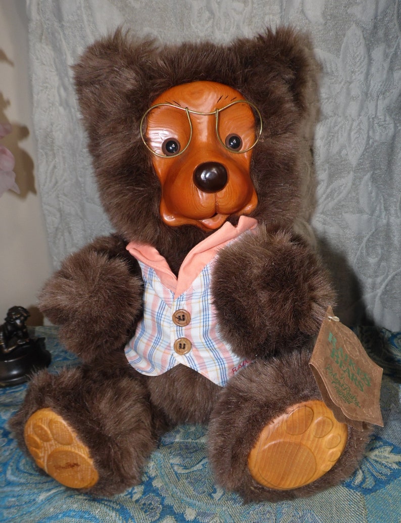 Robert Raikes Jason Teddy Bear Vintage 1988 in Box COA Etsy