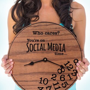 Funny Social Media Gifts - Gifts for People Who Love Social Media - Gifts for Facebookers - Instagram - Snapchat - Social Media Time - 0941