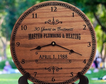 Personalized Years in Business Gift - Business Anniversary - Business Owner Gift - Custom Dates - Years in Business - 1124