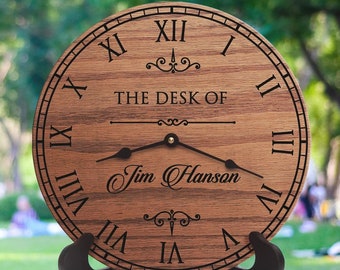 Client Gift - Gifts for Clients - Realtor Gift Idea - Corporate Gifts for Clients - Client Gift Clock - 0195