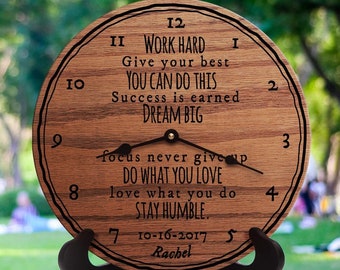 Personalized Bosses Day Gift - Unique Gift For Man Boss - Woman Boss Gift - Name on Boss Day Gift - Engraved in Wood - Bosses Day - 0112