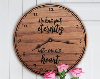 He Has Put Eternity Into Man's Heart - Ecclesiastes 3:11 - Custom Verse - Custom Scripture - Bible - 0853