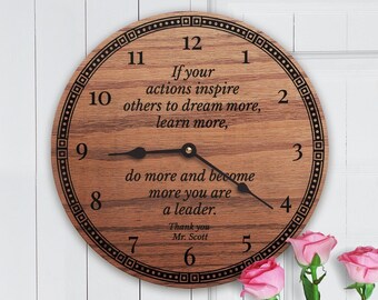 Leadership Quote - If your actions inspire others to dream - you are a leader - Coworker - Retirement - Leadership (Thank You) - 0592