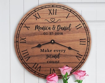 Personalized Anniversary Custom Clock: Make Every Second Count