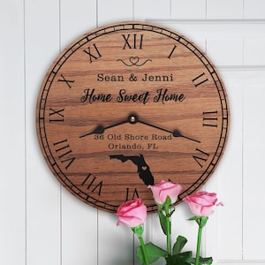 Florida Housewarming Gift - New Home - State Map - Living in Florida - Home FL - Sunshine State - Home Sweet Home - 0339