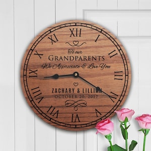 Personalized Wedding Gift For Grandparents - Wedding Day Gift For Grandparents - Custom Gift - Grandparents Wedding Message - 0453