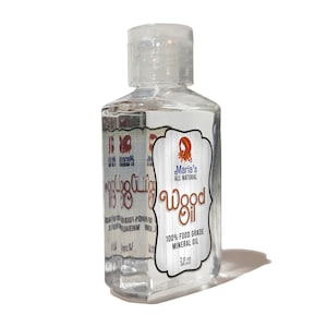 Food Safe Mineral Oil Wood Conditioner: Cutting Board Protection (2 fl oz)