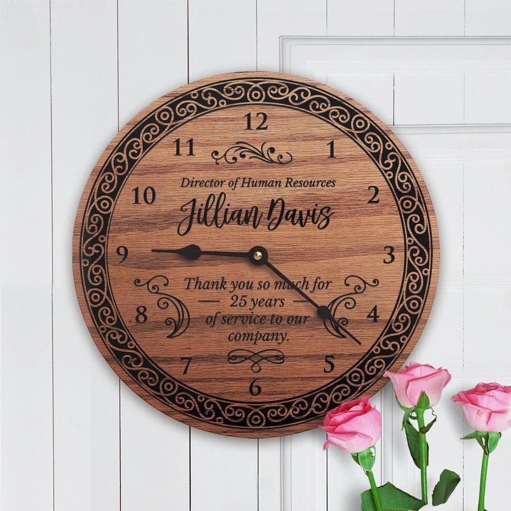Women's Retirement - Lady Boss - Retirement Gifts for Women Boss - Retirement Gift Ideas for Women - Women's Retirement Clock - 1107