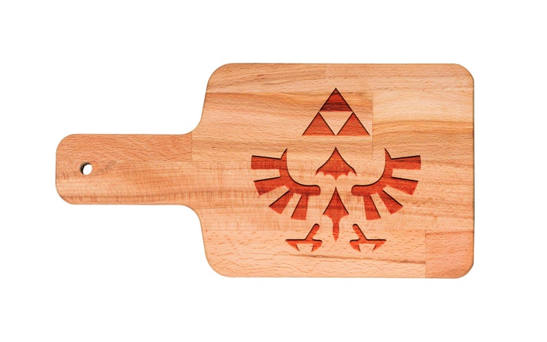 The Legend of Zelda Triforce Emblem Cheese Sushi Cutting image 6