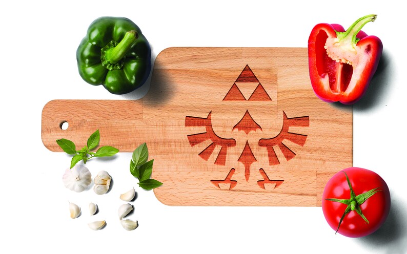 The Legend of Zelda Triforce Emblem Cheese Sushi Cutting image 2
