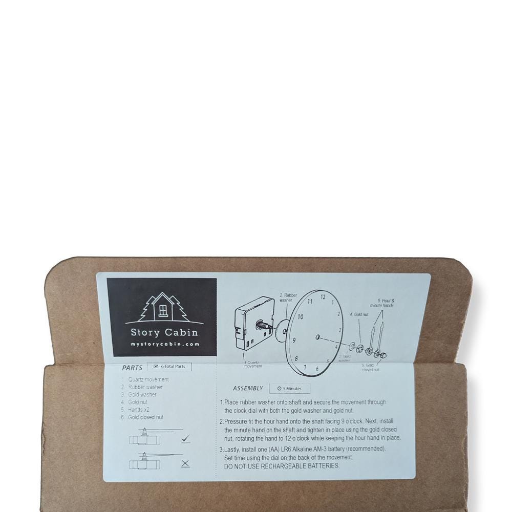 Timepiece Kit Full Timepiece Kit for Story Cabin Clock - Etsy