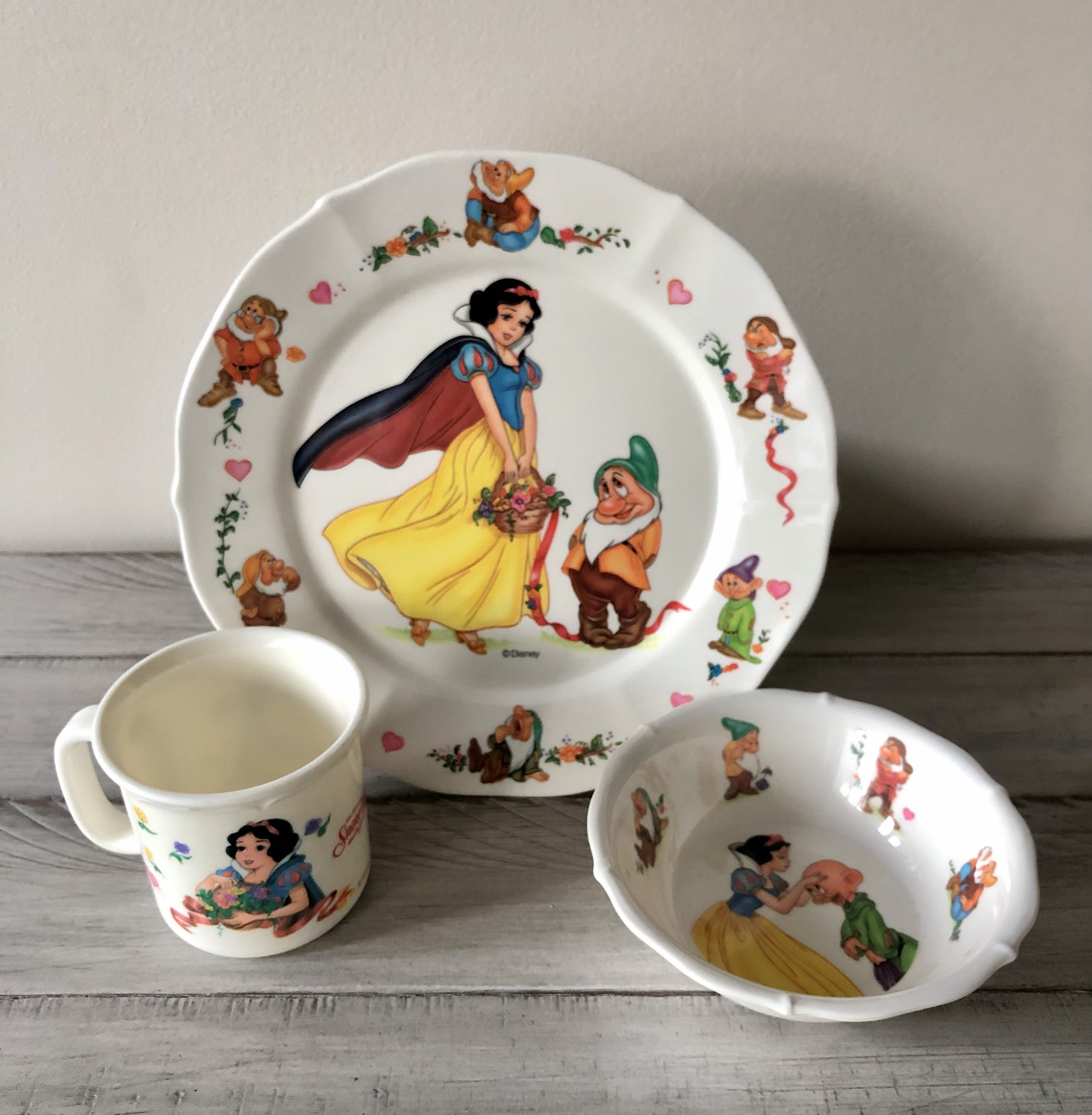 Disney Snow White and the Seven Dwarfs Dish Set Selandia Disney