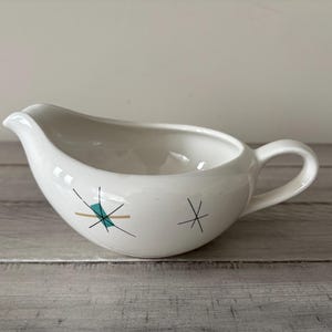 Vintage Salem North Star Gravy Boat: Atomic Kitchen Decor