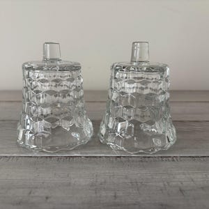 Vintage Votive Cup Holders Set of 2 Clear Glass Votive Cups Votive Holders Candle Decor Sconce Decor Vintage Wall Decor